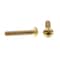 Prime-Line Machine Screw, Round, Phil/Sltd Comb Drive 1/4in-20 X 1-1/4in Solid Brass 50PK 9005414 - alternate 4